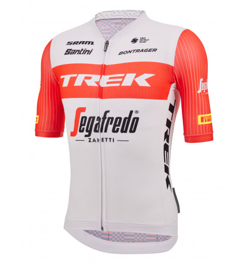 Maillot vélo manches courtes TREK SEGAFREDO Team Race original blanc