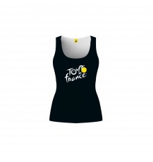 Tour de France 2024 Logo Woman Black Tank Top