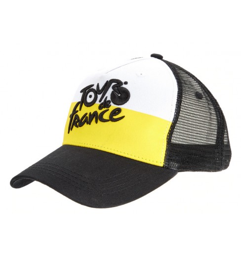 TOUR DE FRANCE casquette Fan Noir/Jaune 2024