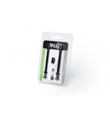 milKit Compact Kit pour pneu Tubeless valve 35 mm sans liquide préventif et  sans fond de jante