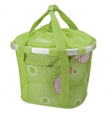 KLICKFIX Reisenthel panier avant Bikebasket Vert Citron Cristal