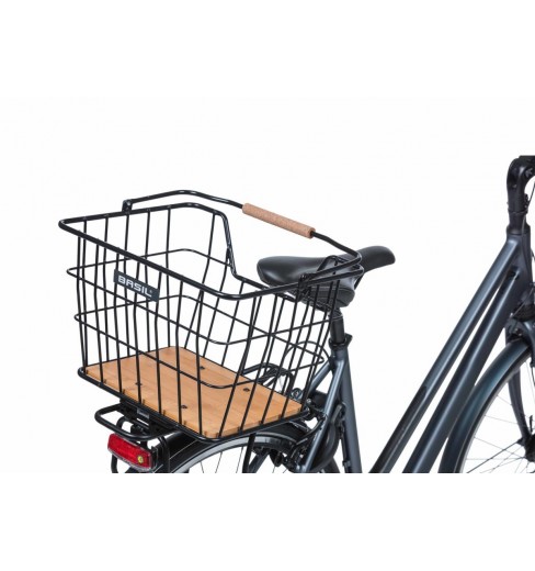 Basil Classic Carry All Front Basket KF - Bicycle Basket - Black - Basil