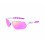 AZR IZOARD White / Pink with pink multilayer lens cycling sunglasses