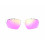 AZR IZOARD White / Pink with pink multilayer lens cycling sunglasses