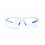 AZR KROMIC GALIBIER White / Blue with blue photochromic lens cycling sunglasses