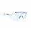 AZR KROMIC GALIBIER White / Blue with blue photochromic lens cycling sunglasses