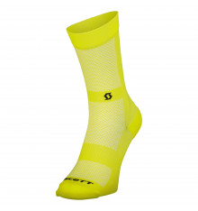 SCOTT 2025 Performance NO SHORTCUTS Crew Yellow cycling socks