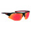 AZR KROMIC GALIBIER Black Matte red with iridescent photochromic lens cycling sunglasses