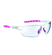 AZR lunettes de vélo KROMIC IZOARD Blanc / Rose avec écran photochromique