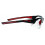 AZR KROMIC GALIBIER Black Matte red with iridescent photochromic lens cycling sunglasses