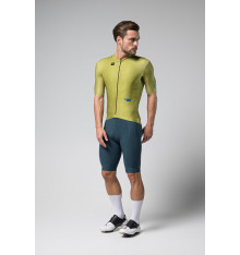 GOBIK 2024 MAGNITUDE SPLIT GREEN men's short sleeve cycling jersey