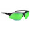 AZR Galibier black / green cycling glasses