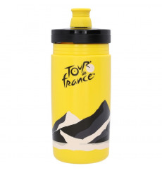 TOUR DE FRANCE 2024 Graphic yellow cycling water bottle