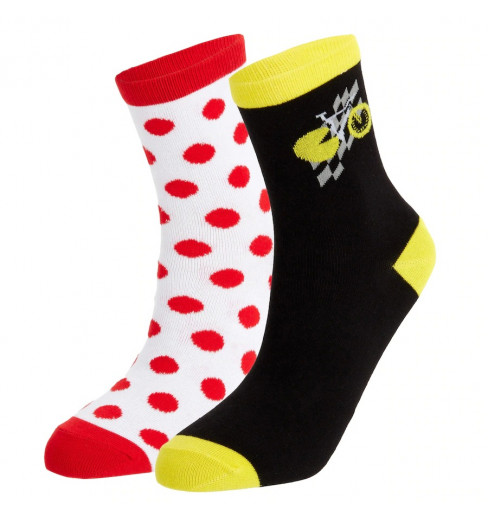 TOUR DE FRANCE Coffret de 2 paires de chaussettes cyclistes 2024