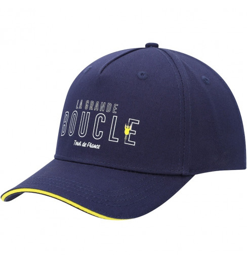 Tour de France 2024 Official La Grande Boucle Graphic Navy cycling cap