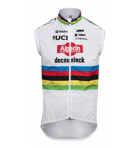 ALPECIN DECEUNINCK gilet coupe-vent Champion du Monde WCH 2024