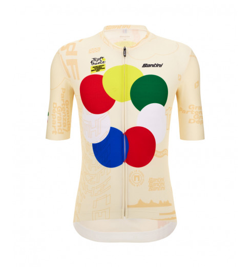 SANTINI maillot de cyclisme Grand Départ Florence Tour de France 2024