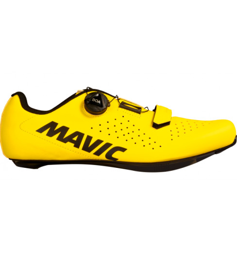 MAVIC Chaussures velo route homme Cosmic BOA jaune 2024