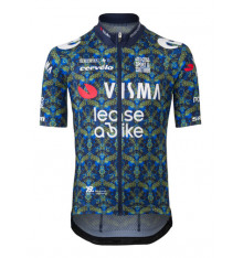 TEAM VISMA-LEASE A BIKE maillot velo manches courtes enfant Replica Tour de france 2024