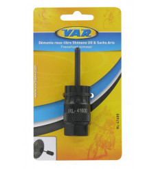 VAR remover Shimano cassettes with guide