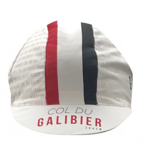 Col du Galibier white summer cycling cap