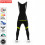 BJORKA Team Winter Black Yellow Fluorescent cycling tights 2022