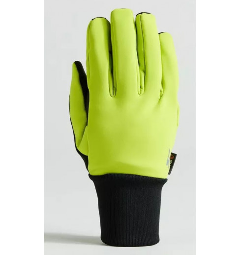 SPECIALIZED Softshell Deep winter bike gloves Hyper Green CYCLES ET SPORTS