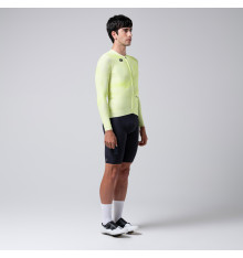 GOBIK 2025 CX PRO 3.0 SHADOW LIME unisex long sleeve cycling jersey