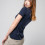 GOBIK 2025 women's cotton t-shirt REST ULTRABLUE