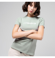 GOBIK 2025 women's cotton t-shirt REST ICEBERG GREEN