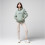 GOBIK 2025 TRAILBLAZE ICEBERG GREEN women's sweatshirt