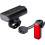 BBB StrikeDuo 1600 Front Light + Signal Pro Tail Light + Wireless Remote Control Set