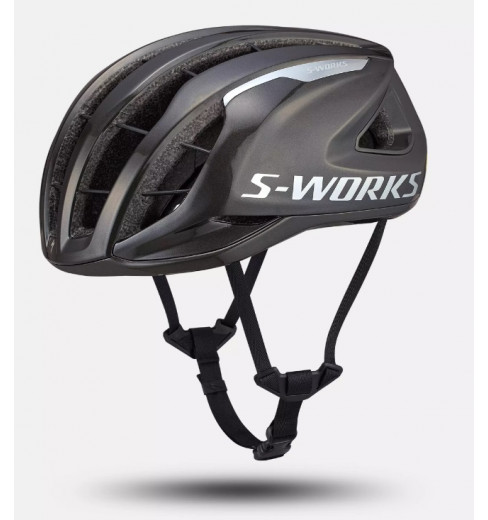 SPECIALIZED S-Works Prevail 3 road bike helmet -  Black / Chrome