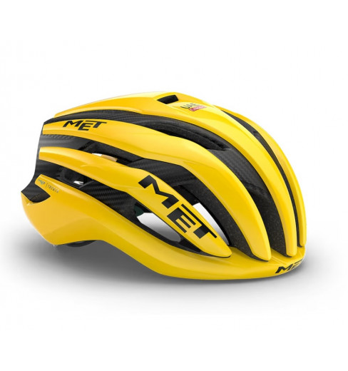 MET casque vélo de route TRENTA 3K CARBON MIPS CE TADEJ POGAČAR Jaune édition limitée