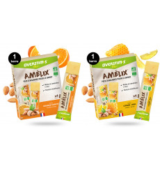 OVERSTIMS AMÉLIX BIO Pâte d'amande - Barre unitaire 25g