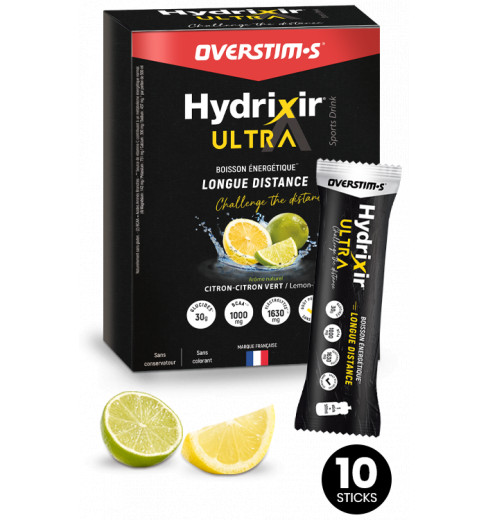 OVERSTIMS Hydrixir ULTRA boisson énergétique Longue Distance 10 sticks de 40 g