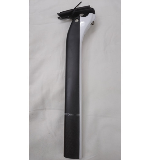 Pinarello X Carbon Seat Post matte Black / White - Display Model