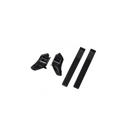 SHIMANO Low Profile Buckle Strap Set - Black