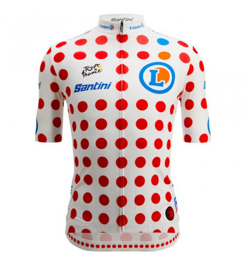 SANTINI Tour de France Replica polkat-dots jersey 2022