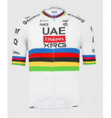 UAE TEAM EMIRATES maillot vélo manches courtes Replica XRG Tadej Pogacar Champion du monde 2025 