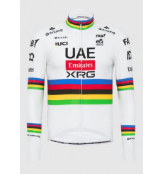 UAE TEAM EMIRATES maillot velo manches longues Replica Tadej Pogacar Champion du monde 2025