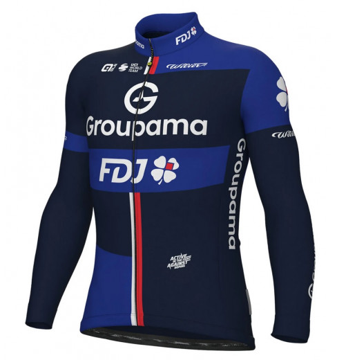 GROUPAMA FDJ maillot velo manches longues Prime 2025