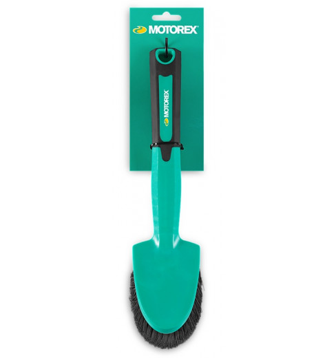 The MOTOREX stiff-bristled cleaning brush